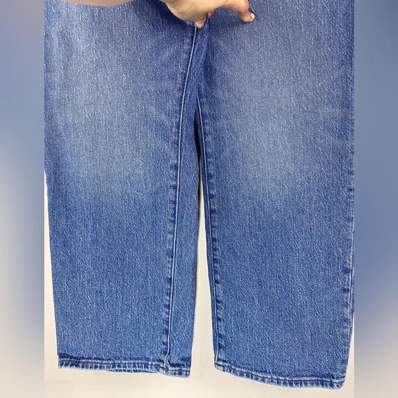 Madewell The Petite '90s Straight Jean in Enmore Wash Sz 32P - Picture 8 of 16